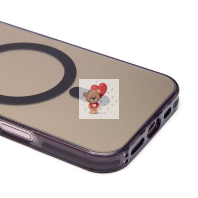 Чехол-накладка для Apple iPhone 16 (черный) - SM025 SafeMag