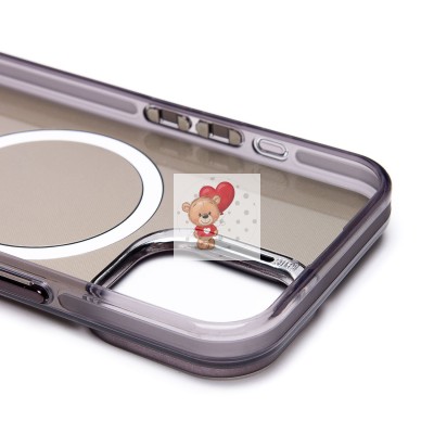 Чехол-накладка для Apple iPhone 16 (черный) - SM025 SafeMag