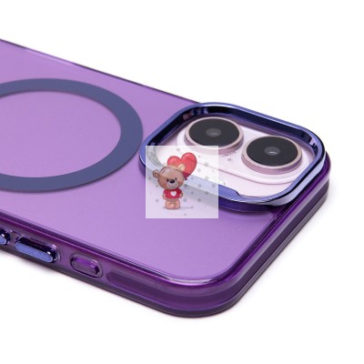 Чехол-накладка для Apple iPhone 16 (фиолетовый) - SM025 SafeMag