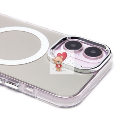 Чехол-накладка для Apple iPhone 16 (белый) - SM025 SafeMag Чехол-накладка для Apple iPhone 16 (белый) - SM025 SafeMag