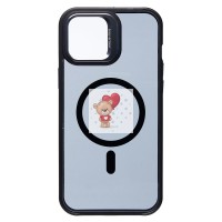 Чехол-накладка для Apple iPhone 12 Pro Max (черный) - SM026 SafeMag Чехол-накладка для Apple iPhone 12 Pro Max (черный) - SM026 SafeMag