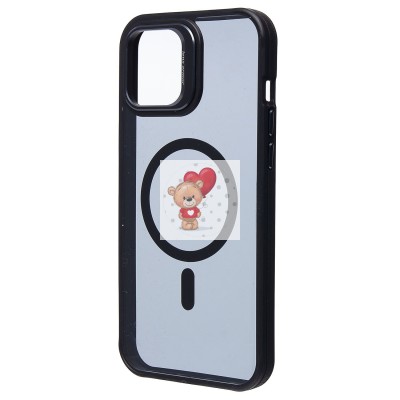 Чехол-накладка для Apple iPhone 12 Pro Max (черный) - SM026 SafeMag