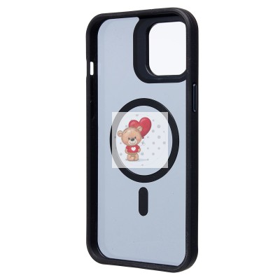 Чехол-накладка для Apple iPhone 12 Pro Max (черный) - SM026 SafeMag