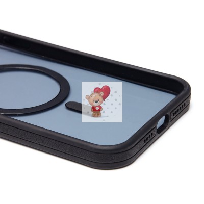 Чехол-накладка для Apple iPhone 12 Pro Max (черный) - SM026 SafeMag