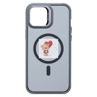 Чехол-накладка для Apple iPhone 12 Pro Max (серый) - SM026 SafeMag Чехол-накладка для Apple iPhone 12 Pro Max (серый) - SM026 SafeMag