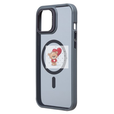 Чехол-накладка для Apple iPhone 12 Pro Max (серый) - SM026 SafeMag Чехол-накладка для Apple iPhone 12 Pro Max (серый) - SM026 SafeMag