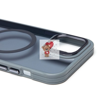 Чехол-накладка для Apple iPhone 12 Pro Max (серый) - SM026 SafeMag Чехол-накладка для Apple iPhone 12 Pro Max (серый) - SM026 SafeMag