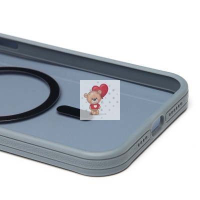 Чехол-накладка для Apple iPhone 12 Pro Max (серый) - SM026 SafeMag Чехол-накладка для Apple iPhone 12 Pro Max (серый) - SM026 SafeMag