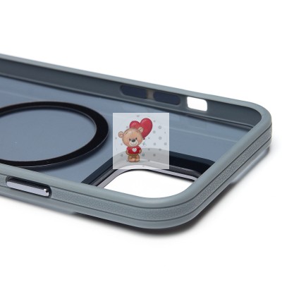 Чехол-накладка для Apple iPhone 12 Pro Max (серый) - SM026 SafeMag Чехол-накладка для Apple iPhone 12 Pro Max (серый) - SM026 SafeMag