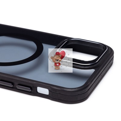 Чехол-накладка для Apple iPhone 12 (черный) - SM026 SafeMag