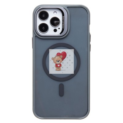 Чехол-накладка для Apple iPhone 13 Pro Max (серый) - SM026 SafeMag Чехол-накладка для Apple iPhone 13 Pro Max (серый) - SM026 SafeMag