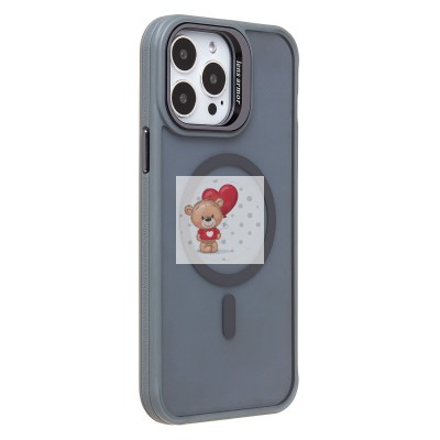 Чехол-накладка для Apple iPhone 13 Pro Max (серый) - SM026 SafeMag