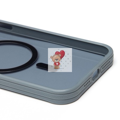 Чехол-накладка для Apple iPhone 13 Pro Max (серый) - SM026 SafeMag