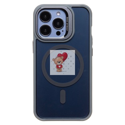 Чехол-накладка для Apple iPhone 13 Pro (серый) - SM026 SafeMag Чехол-накладка для Apple iPhone 13 Pro (серый) - SM026 SafeMag