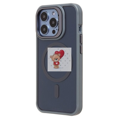 Чехол-накладка для Apple iPhone 13 Pro (серый) - SM026 SafeMag Чехол-накладка для Apple iPhone 13 Pro (серый) - SM026 SafeMag