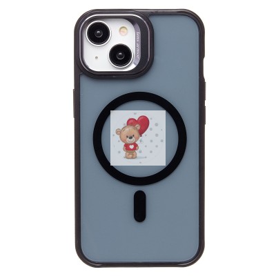 Чехол-накладка для Apple iPhone 13 (черный) - SM026 SafeMag Чехол-накладка для Apple iPhone 13 (черный) - SM026 SafeMag