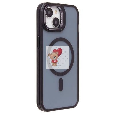 Чехол-накладка для Apple iPhone 13 (черный) - SM026 SafeMag