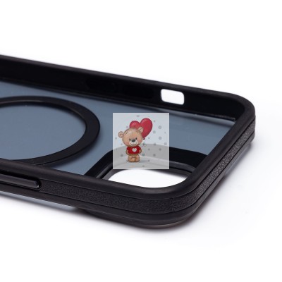 Чехол-накладка для Apple iPhone 13 (черный) - SM026 SafeMag