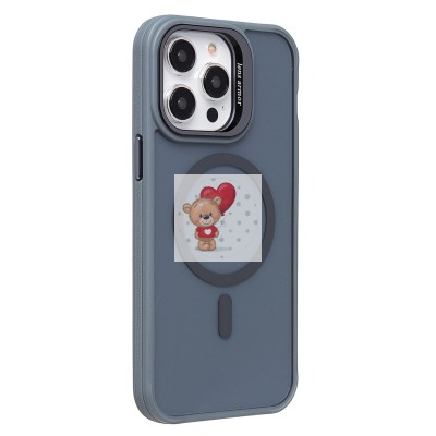 Чехол-накладка для Apple iPhone 14 Pro Max (серый) - SM026 SafeMag Чехол-накладка для Apple iPhone 14 Pro Max (серый) - SM026 SafeMag