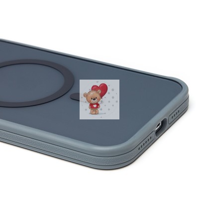 Чехол-накладка для Apple iPhone 14 Pro Max (серый) - SM026 SafeMag Чехол-накладка для Apple iPhone 14 Pro Max (серый) - SM026 SafeMag