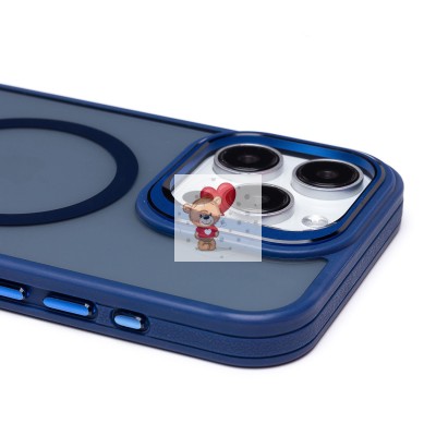 Чехол-накладка для Apple iPhone 15 Pro Max (темно-синий) - SM026 SafeMag Чехол-накладка для Apple iPhone 15 Pro Max (темно-синий) - SM026 SafeMag