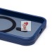 Чехол-накладка для Apple iPhone 15 Pro (темно-синий) - SM026 SafeMag