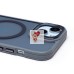 Чехол-накладка для Apple iPhone 15 (серый) - SM026 SafeMag