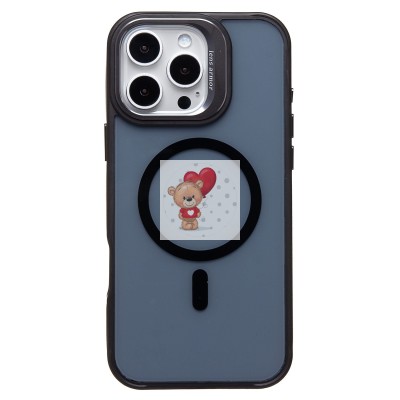 Чехол-накладка для Apple iPhone 16 Pro Max (черный) - SM026 SafeMag