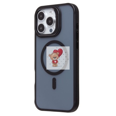 Чехол-накладка для Apple iPhone 16 Pro Max (черный) - SM026 SafeMag