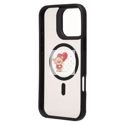 Чехол-накладка для Apple iPhone 16 Pro Max (черный) - SM026 SafeMag