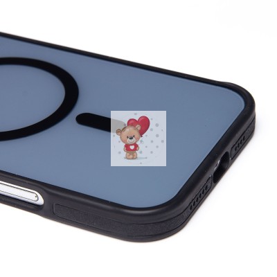 Чехол-накладка для Apple iPhone 16 Pro Max (черный) - SM026 SafeMag