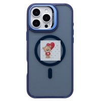 Чехол-накладка для Apple iPhone 16 Pro Max (темно-синий) - SM026 SafeMag