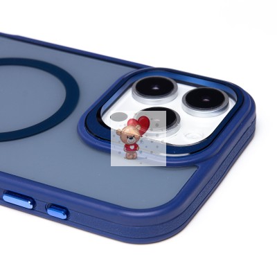 Чехол-накладка для Apple iPhone 16 Pro Max (темно-синий) - SM026 SafeMag