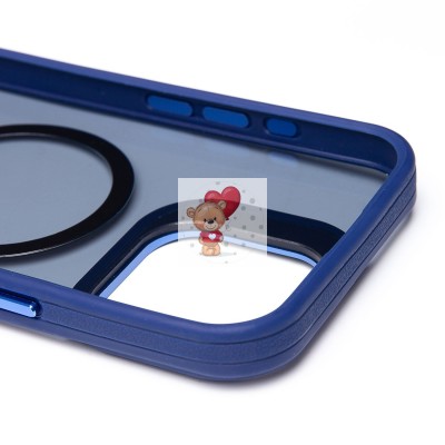 Чехол-накладка для Apple iPhone 16 Pro Max (темно-синий) - SM026 SafeMag