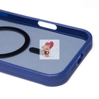 Чехол-накладка для Apple iPhone 16 Pro Max (темно-синий) - SM026 SafeMag