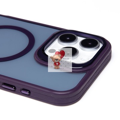 Чехол-накладка для Apple iPhone 16 Pro Max (темно-фиолетовый) - SM026 SafeMag