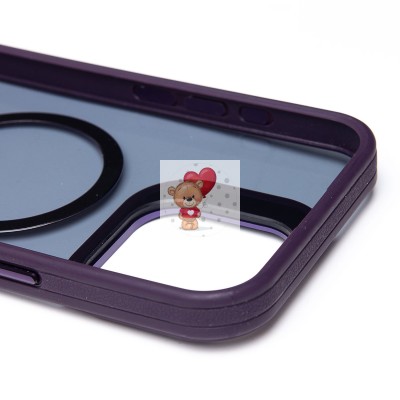 Чехол-накладка для Apple iPhone 16 Pro Max (темно-фиолетовый) - SM026 SafeMag