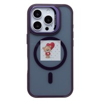 Чехол-накладка для Apple iPhone 16 Pro (темно-фиолетовый) - SM026 SafeMag