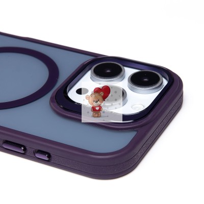 Чехол-накладка для Apple iPhone 16 Pro (темно-фиолетовый) - SM026 SafeMag