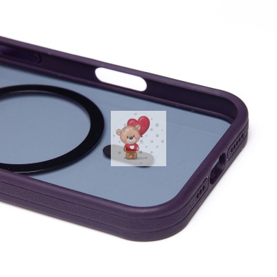 Чехол-накладка для Apple iPhone 16 Pro (темно-фиолетовый) - SM026 SafeMag