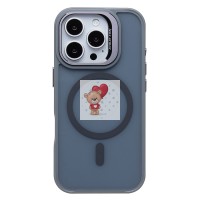 Чехол-накладка для Apple iPhone 16 Pro (серый) - SM026 SafeMag