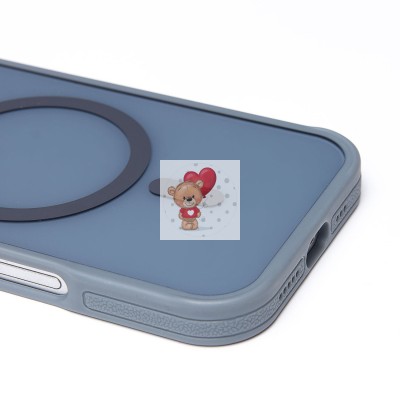 Чехол-накладка для Apple iPhone 16 Pro (серый) - SM026 SafeMag