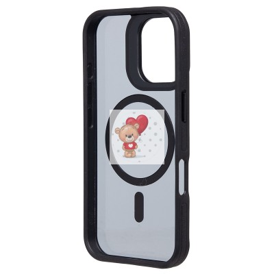 Чехол-накладка для Apple iPhone 16 (черный) - SM026 SafeMag