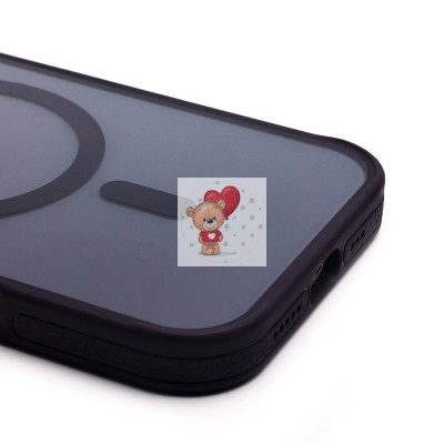 Чехол-накладка для Apple iPhone 16 (темно-фиолетовый) - SM026 SafeMag