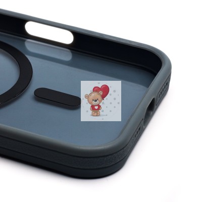 Чехол-накладка для Apple iPhone 16 (серый) - SM026 SafeMag