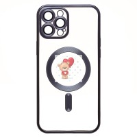 Чехол-накладка для Apple iPhone 12 Pro Max (титановый синий) - SM027 SafeMag Чехол-накладка для Apple iPhone 12 Pro Max (титановый синий) - SM027 SafeMag