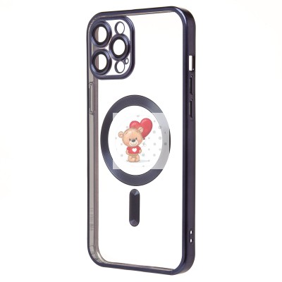 Чехол-накладка для Apple iPhone 12 Pro Max (титановый синий) - SM027 SafeMag