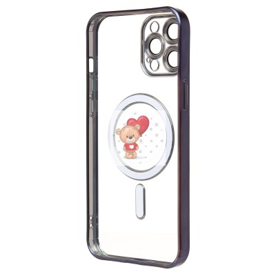 Чехол-накладка для Apple iPhone 12 Pro Max (титановый синий) - SM027 SafeMag