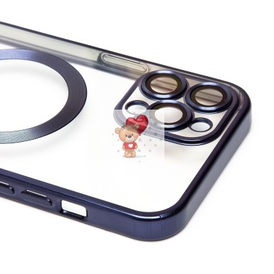 Чехол-накладка для Apple iPhone 12 Pro Max (титановый синий) - SM027 SafeMag
