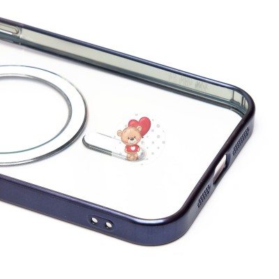 Чехол-накладка для Apple iPhone 12 Pro Max (титановый синий) - SM027 SafeMag